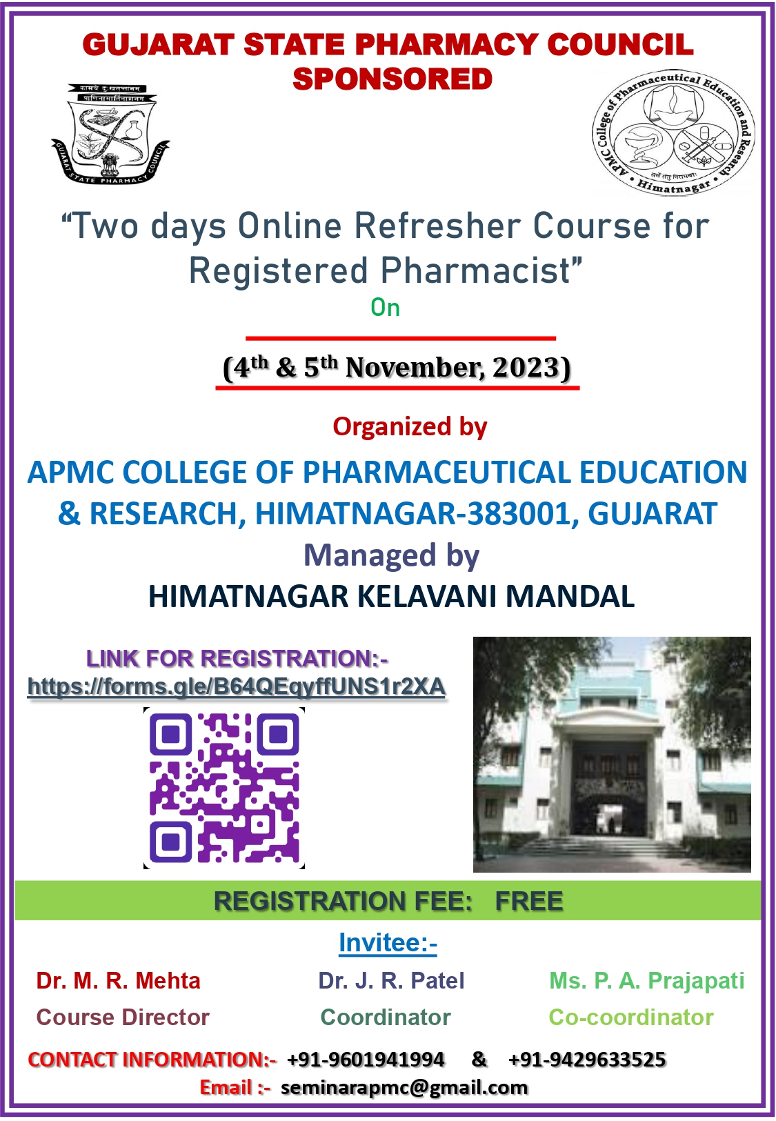 Refresher Course Nov,2023